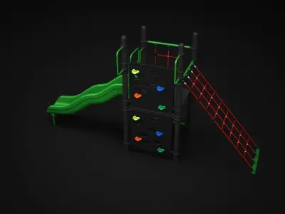 Teenagers Outdoors Toys 3D model