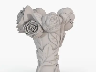Printable daum vase 3D print model