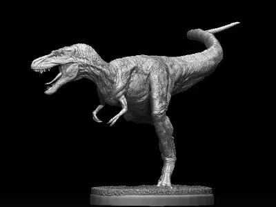 Nanotyrannus Statue 3D model