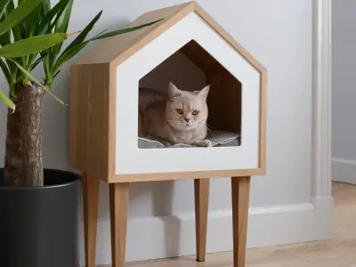 Cat house  3D model