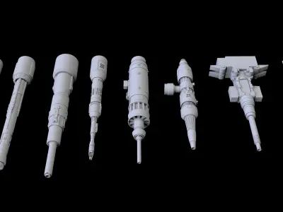 Scifi Laser Engine 3D model