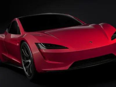 Tesla Roadster 2020 3D model