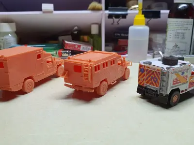 Uro Vamtac S3 Ambulance version 3D print model