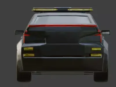 Cyber Concept SUV 3D Model Low-poly 3D model