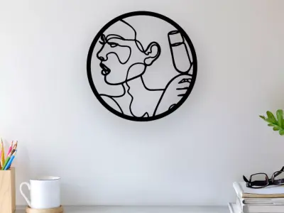 Abstract Wall Art 3D print model 27