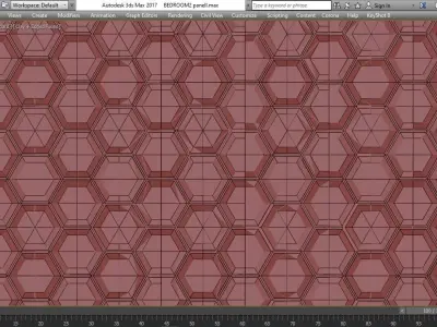 Pannello 3D wall panel 3d model Low-poly 3D model