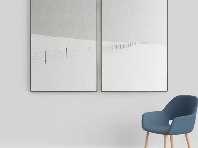 Photo Frame 34 Low-poly 3D model