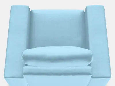 VIMLE Armchair 6 Low-poly 3D model