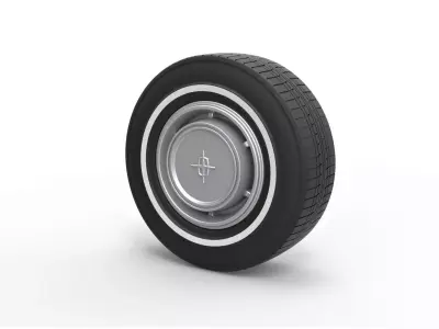 Car wheel 7 Scale 1 to 10 3D print model