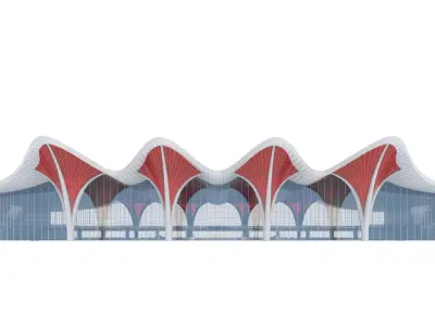 railway station 3D model