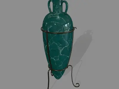 vase 6 greek - greek Low-poly 3D model