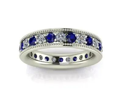 Eternity Band Ring 3D print model