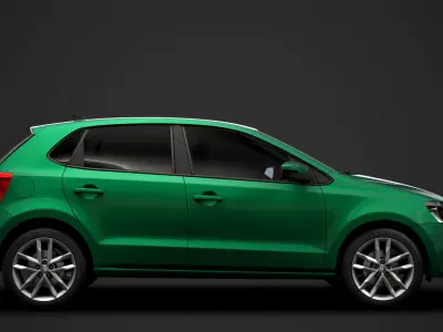 Volkswagen Polo TSI 5d Typ6C 2017 3D model