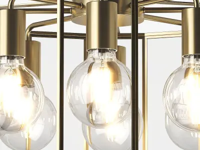 79828x Genni Lightstar ceiling chandelier 3D model