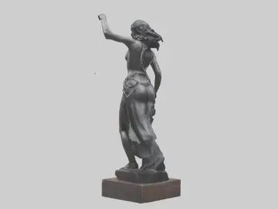 The Unchained Woman statue model 3D model