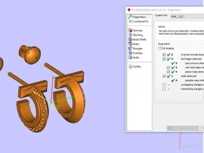 Tiffany Earrings 3D print model get