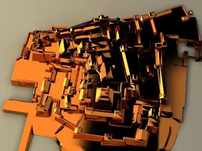 Chinese castle 3D model