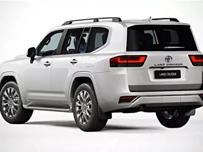 Toyota Land Cruiser Low-poly 3D model