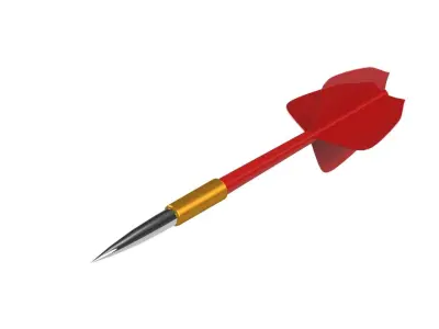 DART BOARD Low-poly 3D model