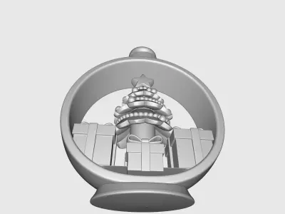 Christmas Ornament Holiday Tree Layered Christmas Decoration 3D print model