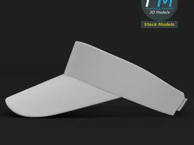 Tennis hat 3D model