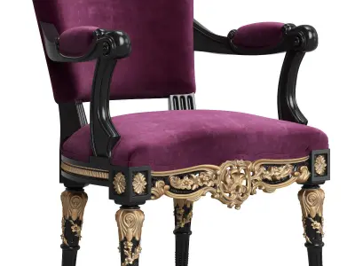 Asnaghi Interiors Olympia Armchair 3D model