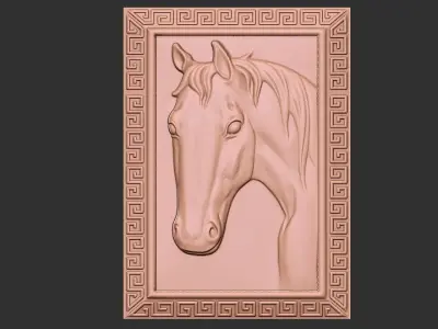 Horse Pendant 3D print model purchase