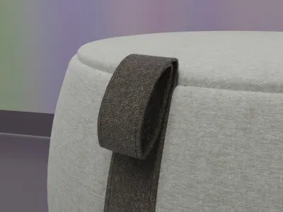 Ottoman stool 3D model