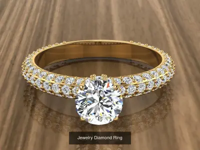 Collection of 20 Jewelry Rings 3D models 3D Model Pack