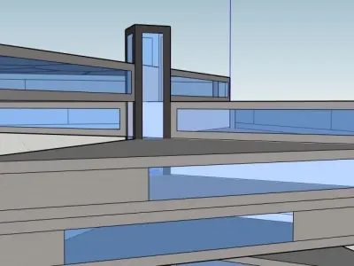 Triangle Tower 3D model