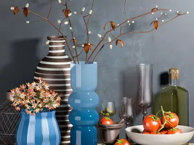 Decorative set-04 3D model