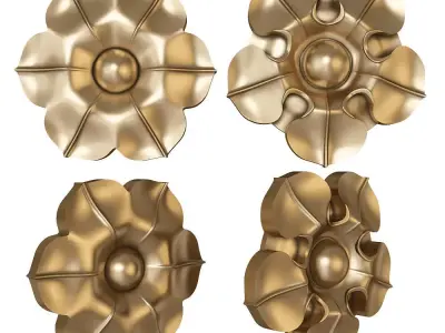 Rosette for cnc 3D print model