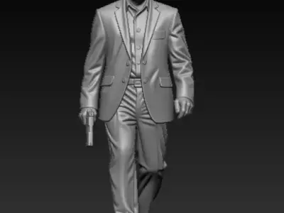 Polat Alemdar Figuru  Detayli 3D Model 3D print model