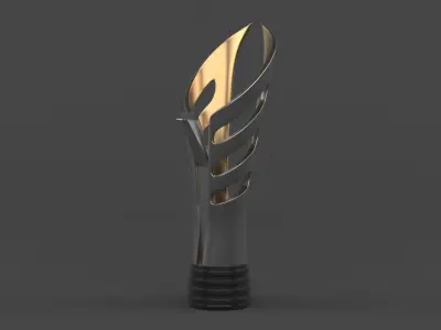 Trophy Cup 3D model 8