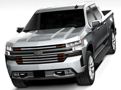 Chevrolet Silverado High Country 2019 3D model