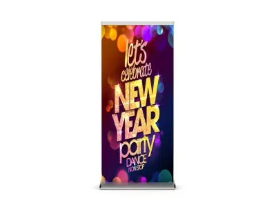 Luxury Roller Banner 3D model