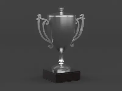 Trophy Cups 3D model 11