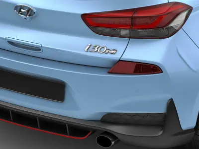 Hyundai i30 N 2018 3D model