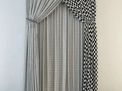 Set 04 Curtain 3D model