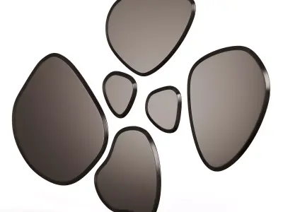 Cattelan Italia Hawaii Luxury Mirror 3D model