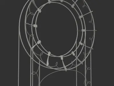 Wrought Pergola 3D model