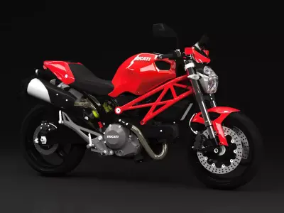 2010 - Ducati Monster 696 3D model