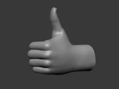 Thumbs Up Printable Wall Art  3D print model