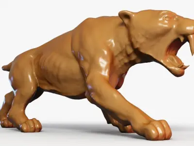 Sabre Tooth Tiger 3D model