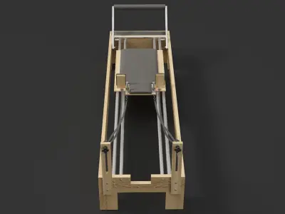 Pilates Table 3D model