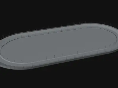 Nascar Race Track  3D model