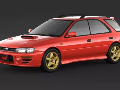 Subaru Impreza WRX STI 3D model