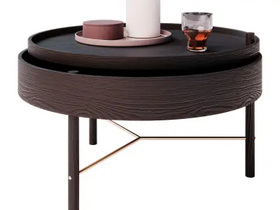 The Turning Table from Theresa Rand whith Accessories from Menu 3D model