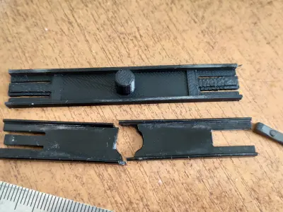 Lincoln Town Car 2 Front Door Handle Trim Bezel Lock Switch 3D print model