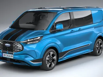Transit Custom Sport 2024 3D model